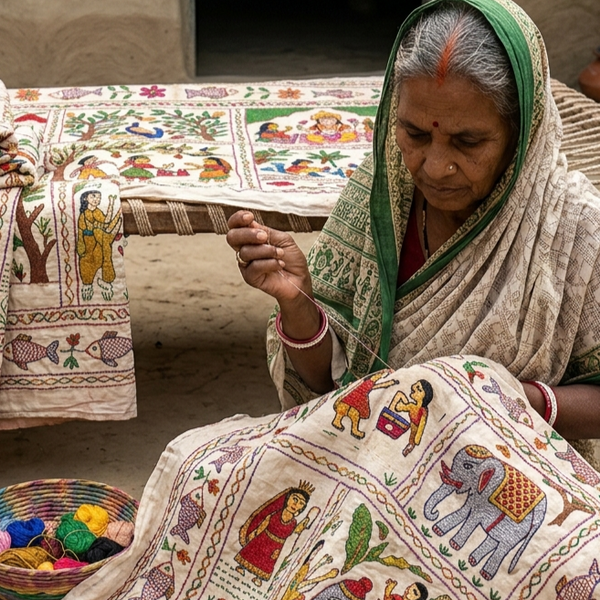 How Rural Bihar's Women Stitched Their Own History Through Sujani Quilts