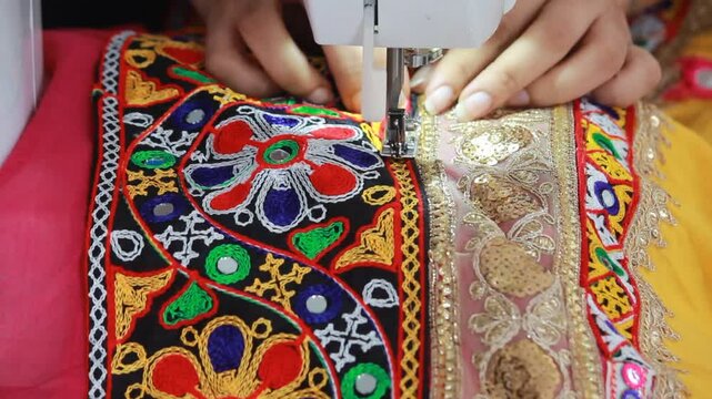 Mirror Work Magic: The Embroidery That Catches Light