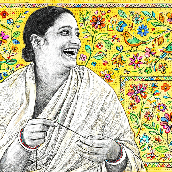 Sujata Chowdhury, the Kantha Artisan Who Found Freedom in Four Hours a Day