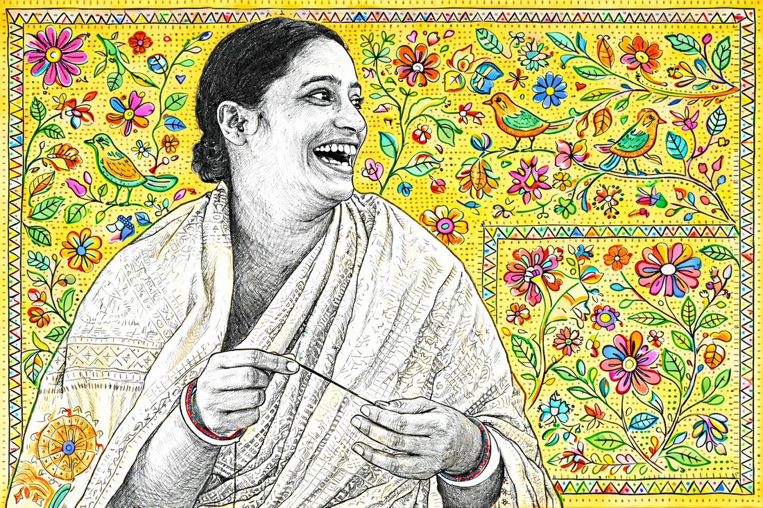 Sujata Chowdhury, the Kantha Artisan Who Found Freedom in Four Hours a Day
